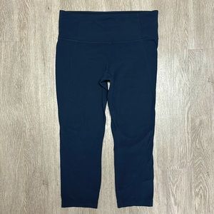 Athleta Women's Navy  crop leggings size Medium